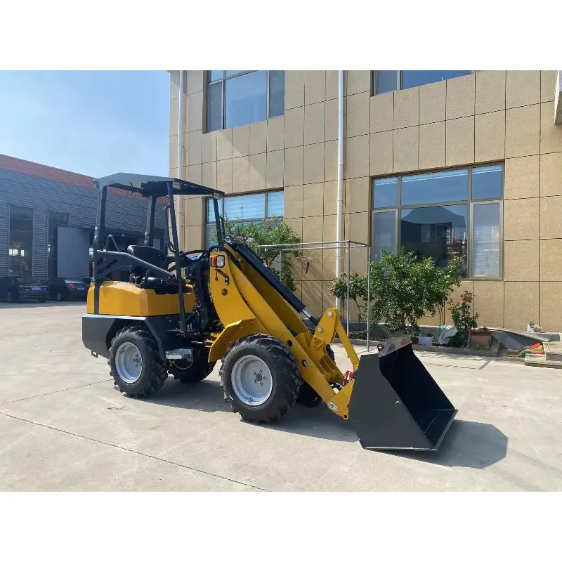 Diesel Powered  Telescopic Front Farm Use Compact Articulated Wheel Loader Deposit - Image 3