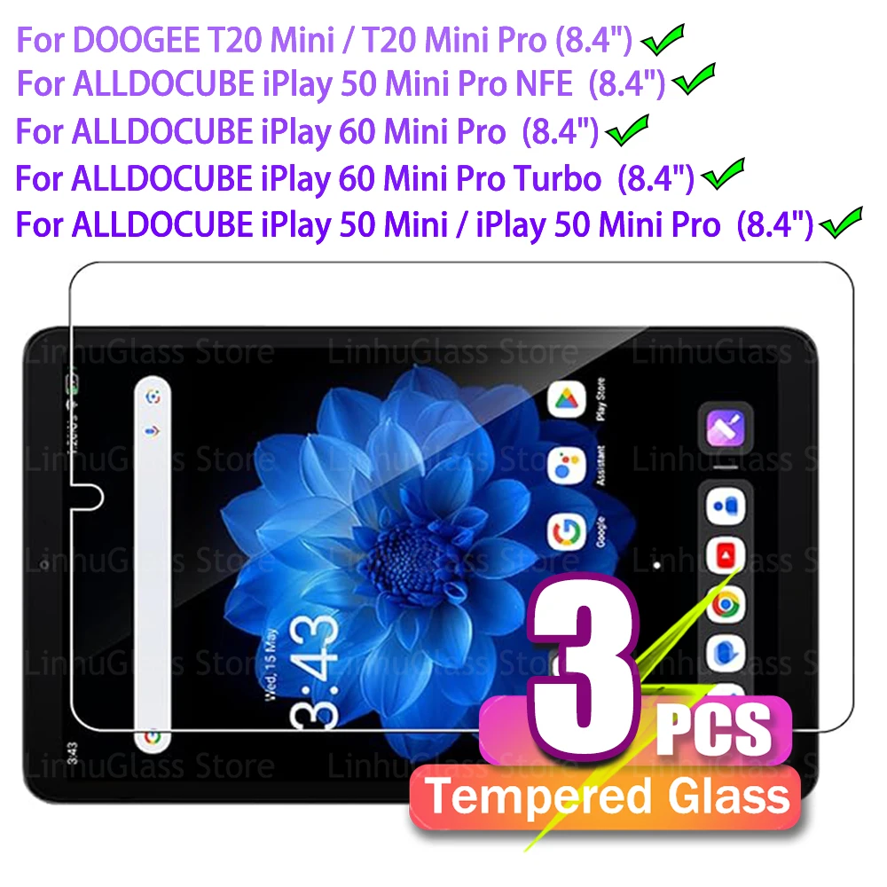 

8.4" Tempered Film For DOOGEE T20 Mini/Mini Pro/ALLDOCUBE iPlay 50 Mini/Mini Pro/Mini Pro NFE/ALLDOCUBE iPlay 60 MiNi Pro/Turbo