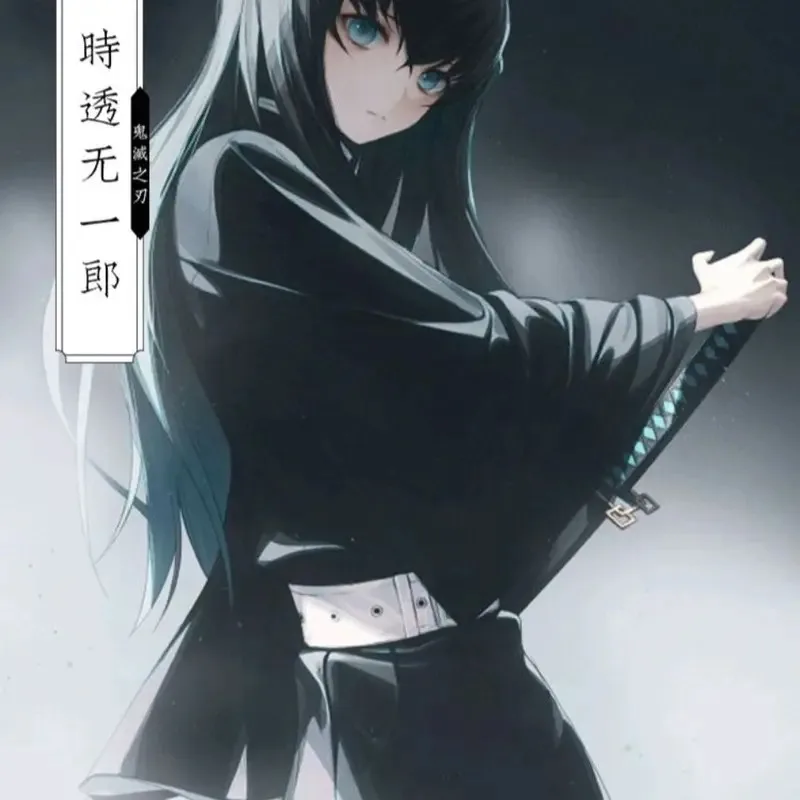 Demon Slayer Kimetsu no Yaiba Muichiro Tokito Cosplay Costume Hashira Uniform Premium Set Anime Convention Official Design