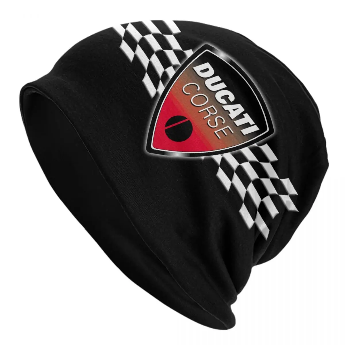 Benutzerdefinierte Ducatis Motorrad Beanie Cap Winter Warme Motorhaube Femme Stricken Hüte Fashion Outdoor Ski Beanies Hüte Für Männer Frauen