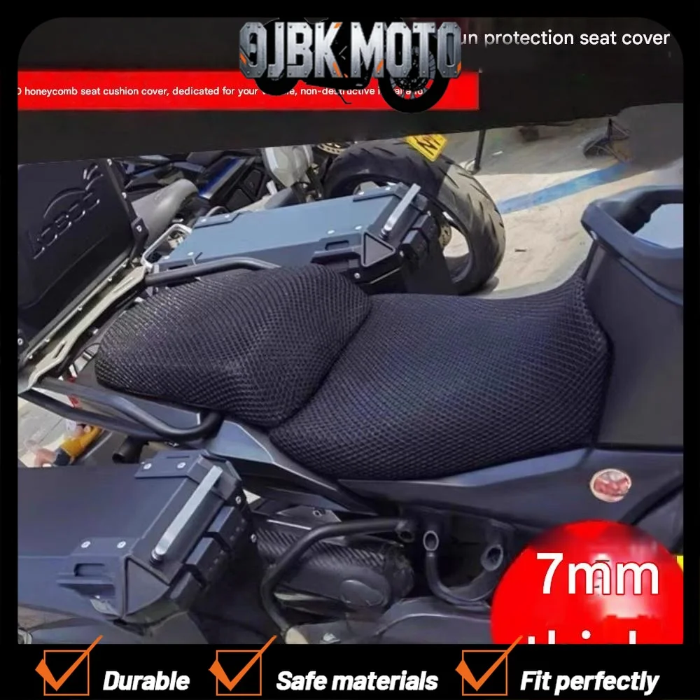 【Perfect fit】For VOGE CU250 CU525 CU625 DS525X DS625X motorcycle sunscreen seat cover 3D honeycomb mesh