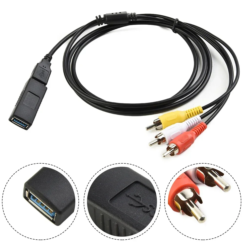 

Переходник с RCA на USB аудио/видео A/V для ТВ/ПК + USB 3,0 F/F