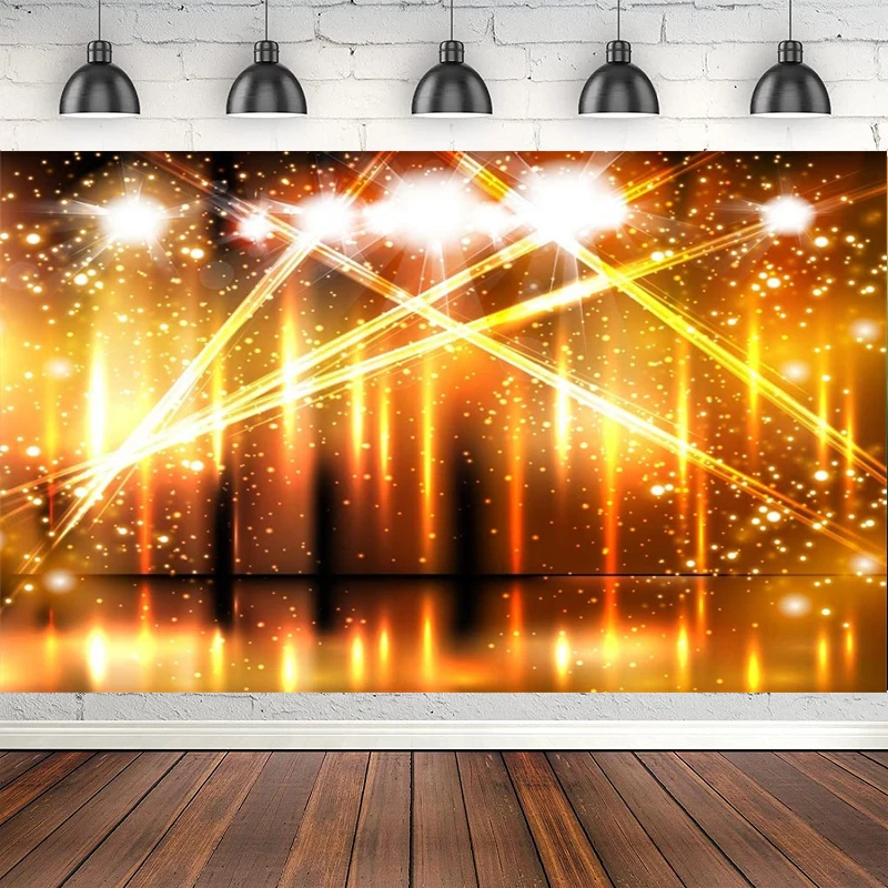 

Photography Backdrop Dynamic Multicolored Stage Lights Background For Party Decoration Kids Adults Photo Booth Shoot Studio Prop