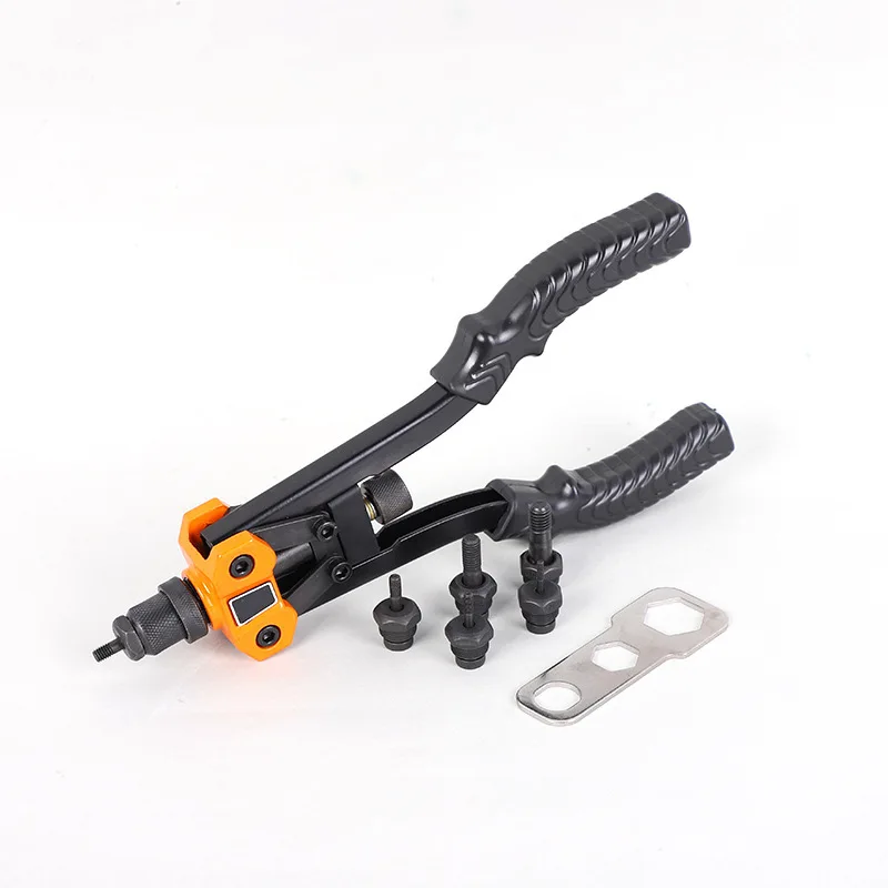 

Ручной пистолет для заклепок с двойной ручкой, пистолет для заклепок, инструмент для заклепок, трудосберегающий пистолет для усиленных гаек M3-M10