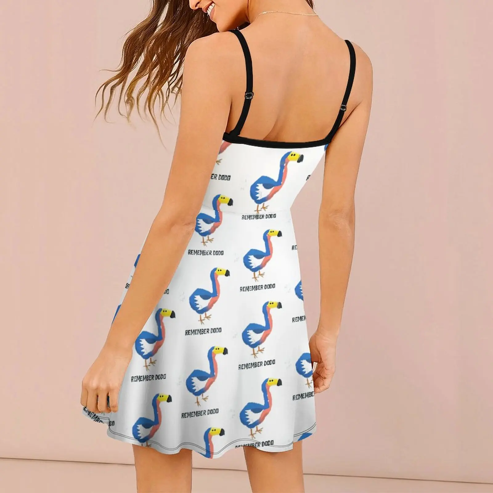 Remember Dodo Cute Mauritius Dodo Bird Women's Sling Dress Graphic Sexy  Woman's Gown Humor Graphic Parties The Dress