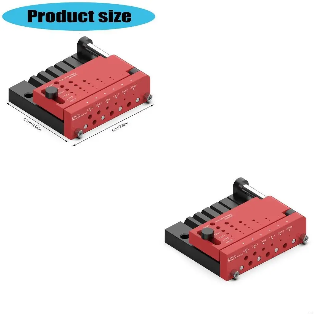 

Easy Use Metal Drilling Centering Device Borehole Positioner Locator For Wooden Pin Round Sticks And Crafting Items