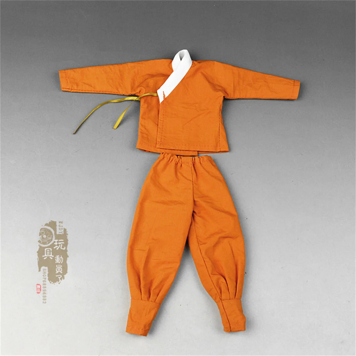 Ancient Soldier monk's clothing gl/6 Chinese Tradition robe Shoes Suit Clothes Model For 12inchAction Figure Toys