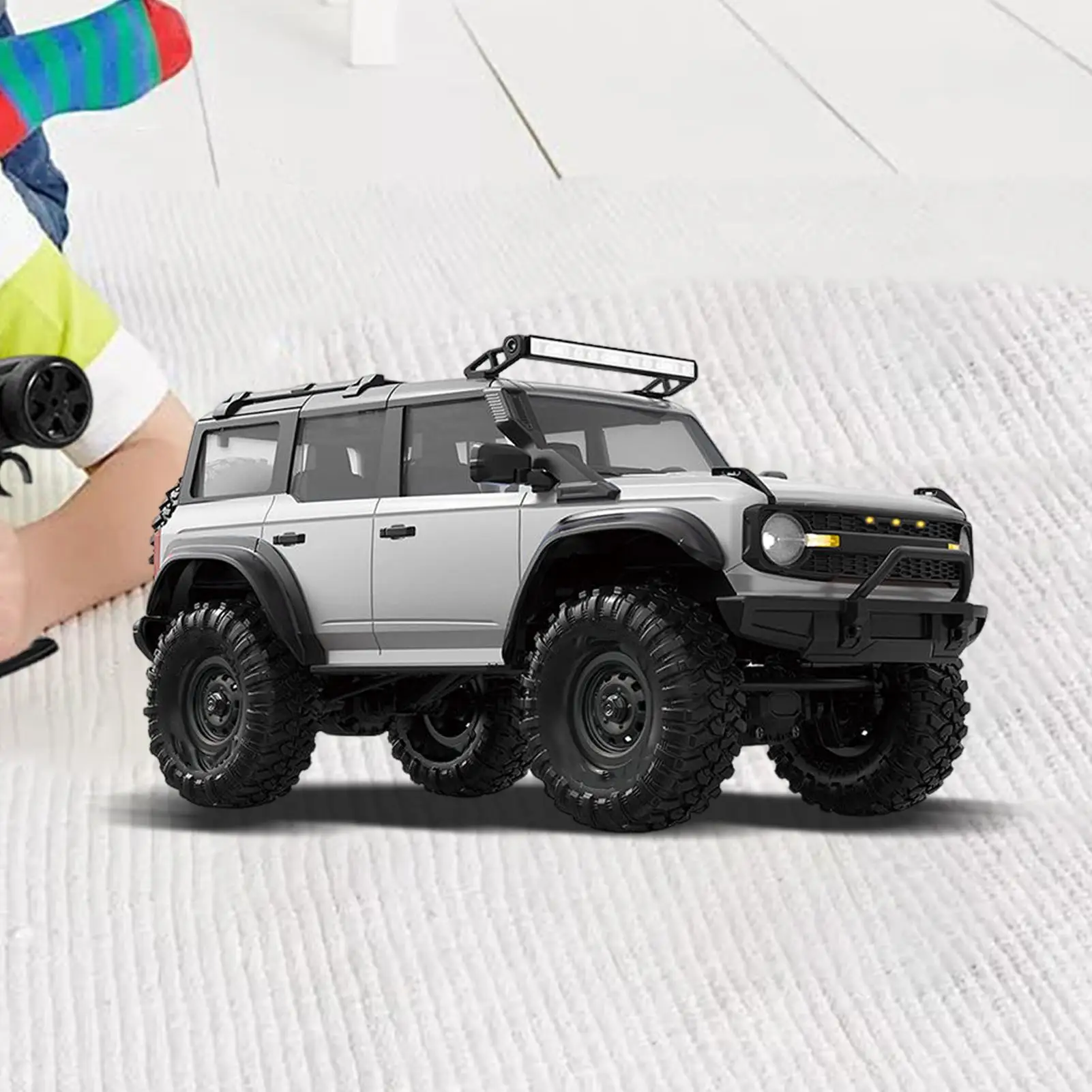 Rc Drift Auto 1:16 Fernbedienung Geländewagen 2,4g Modell Lkw LED All Terrain Spielzeug Für Jungen Mädchen Erwachsene Freizeit im Freien