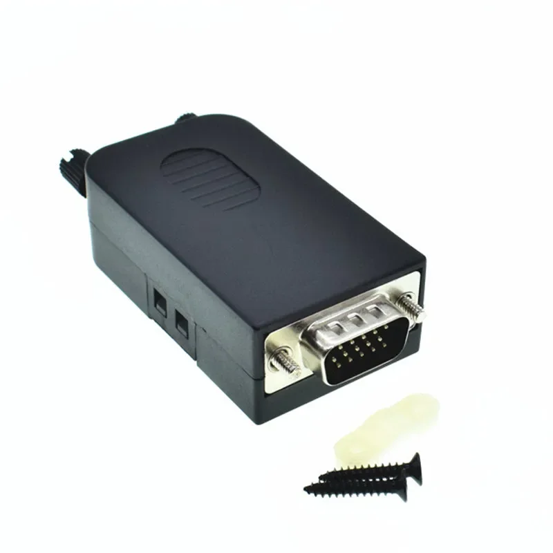 D-SUB DB15 VGA Male/Female 3 Rows 15 Pin Plug Breakout Terminals Screw Type DIY Connector