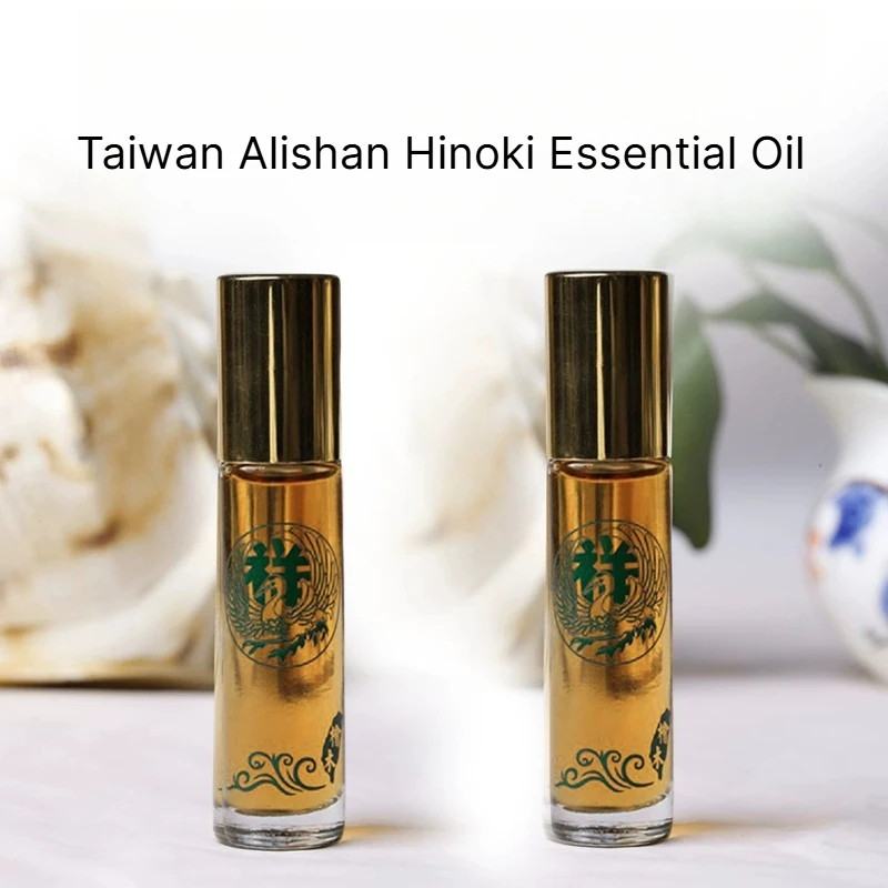 Taiwan Alishan Hinoki Essential Oil Pure Plant Aroma Oil Clean Air Tea Room Meditation Bedroom Relax Mind Body Festival Gifts