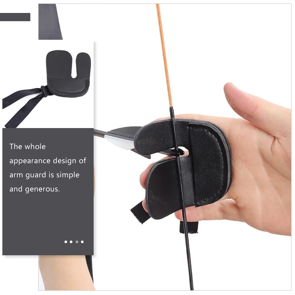 

1Set Professional Archery Protection Set Breathable Flexible Material Secure Fit Easy to Carry Ideal for Practice Hunting