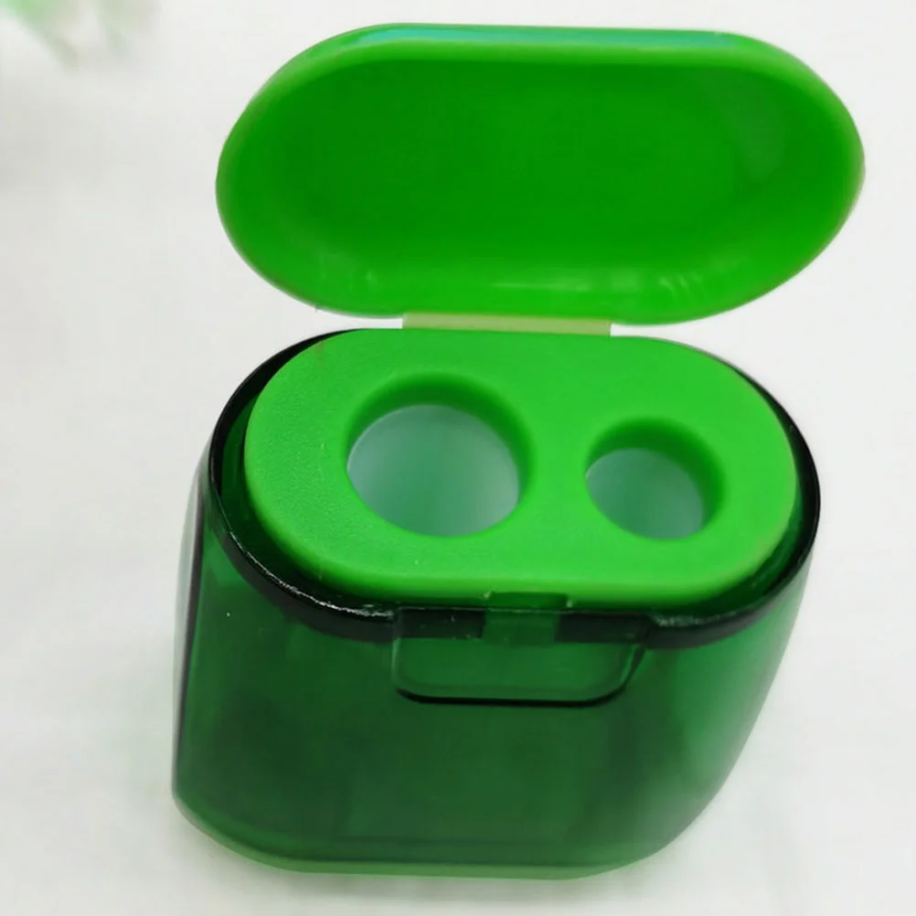 4 Pcs Multi-functional Pencil Sharpener Color Pencils for Kids Portable Student Small Hand Sharpeners