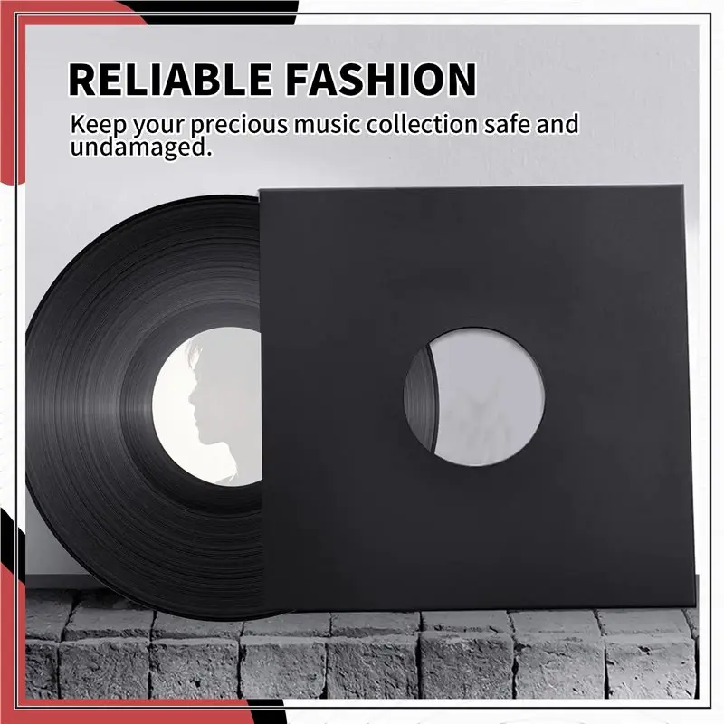 Customer Favorite 10Pcs Record Bag Vinyl Record Protective Sleeve Kraft Paper Standard Storage Outer Protector