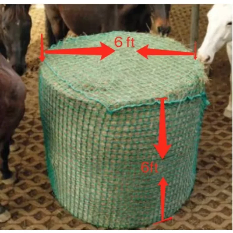 معدات تغذية الحصان ذات التغذية البطيئة الكبيرة للبالات المستديرة #3