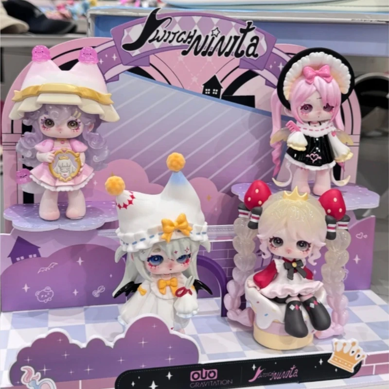 

Подлинная серия Ninita Mirror Paradise, слепая коробка, милая аниме-фигурка, загадочная коробка-сюрприз, коллекционная модель мультфильма, индивидуальный подарок