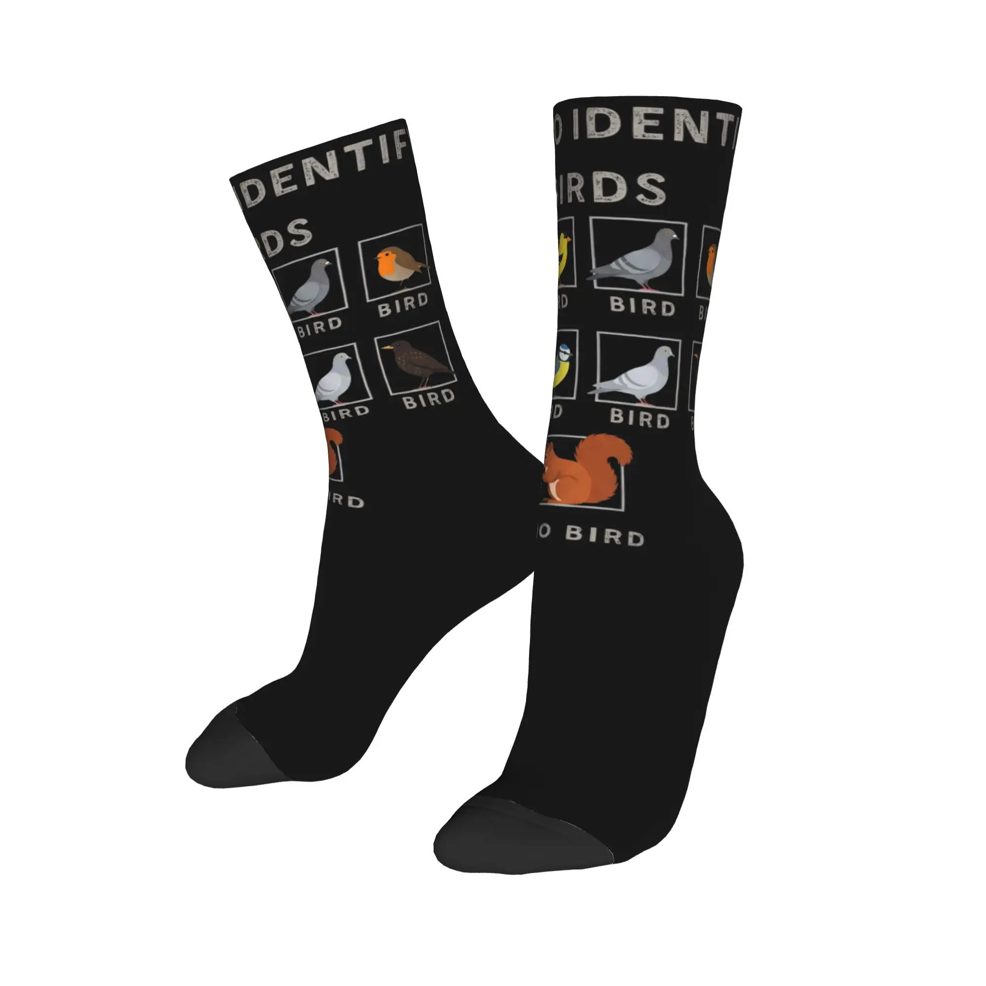 Fashion Male Men Socks Casual How to Identify Birds Birding Bird Watcher Sock Polyester  Sport Women's Socks Spring Summer