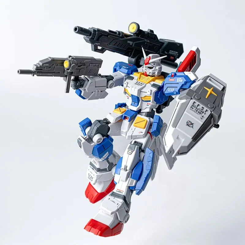 

HG 1/144 FA-78-3 Full Armor 7th Mecha Model Kit Action Figure Collectible Desktop Decoration Doll Comes 2 Muzzle Effect Part Toy