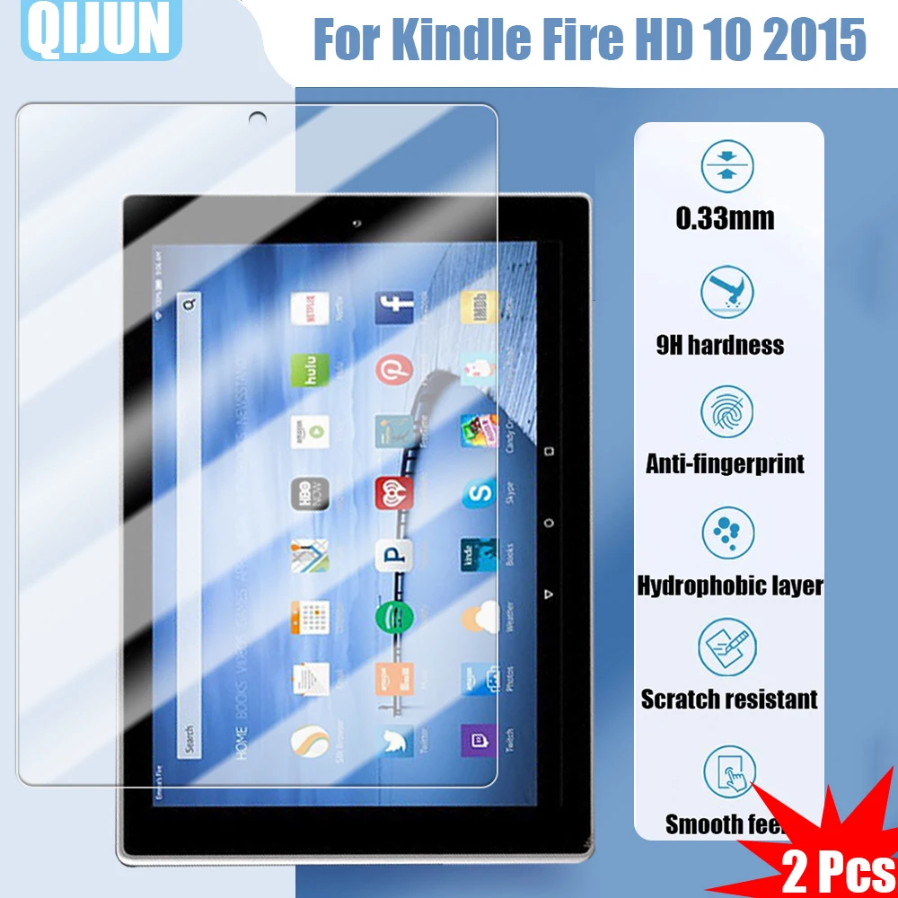 Tablet glass for Kindle Fire HD 10 2015 10.1