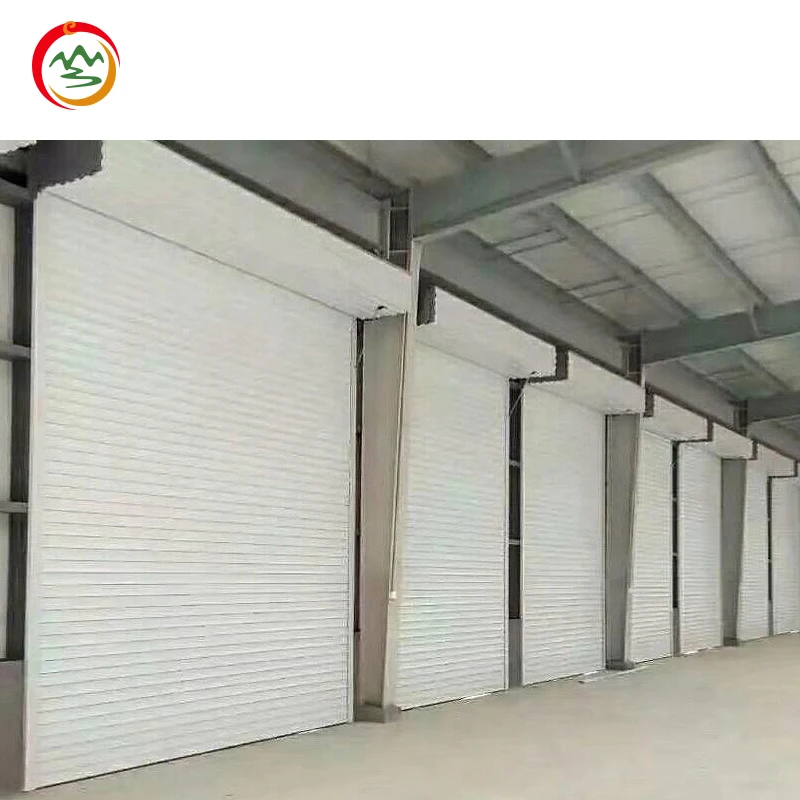 Customized Insulated Roll Up Aluminum Roller Shutter Garage Doors Automatic