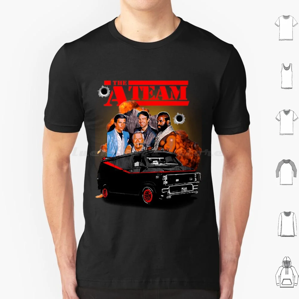 

All-Risk Agency The A Team T Shirt Cotton Men Women DIY Print All Risk Agency The A Team Barracuda Gmc Series 90s 80s 80 Years