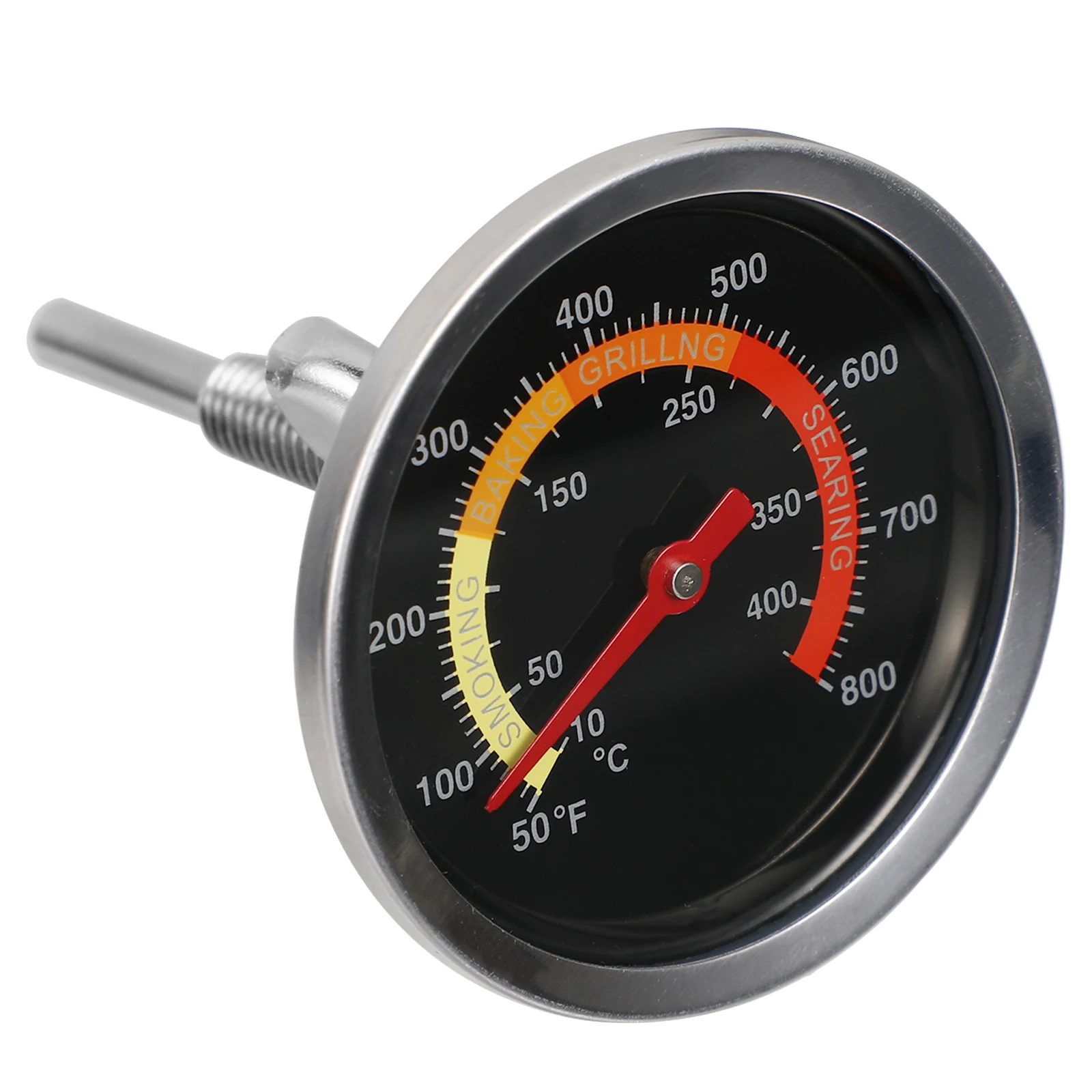 

Thermometer Grilling Temperature Reader 0-400℃ Double Metal BBQ Turkey Kitchen Oven Bread Baking Cooking Food
