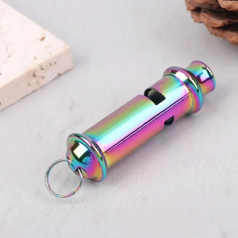 Outdoor Survival Whistle Pendant Keychain High Decibel Portable Rescuing Signaling Whistles Camping Tool Multifunction Whistle