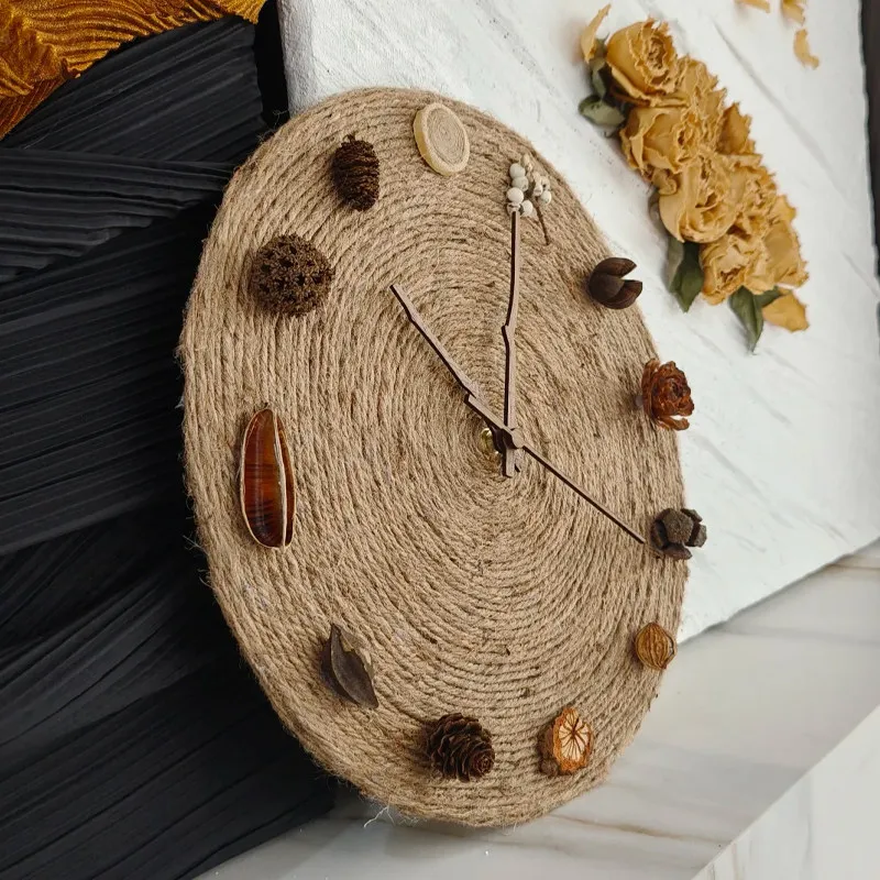 Unique Security Wall Clock Design Wooden Elegant Modern Art Wall Clock Decoration Aesthetic Silent Orologi Da Parete Home Decor