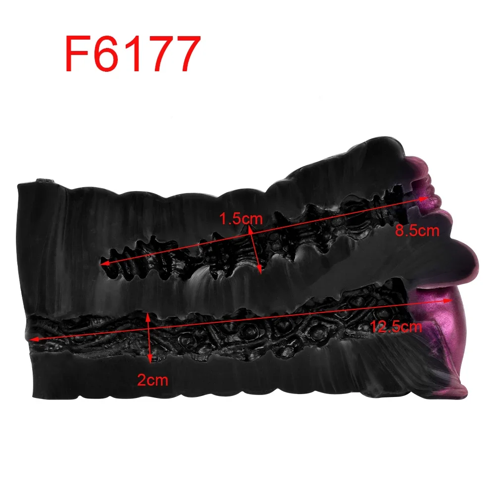 FAAK Silicone Pocket Pussy Stroker With Animal Fur Fantasy Male Masturbator Double Channel Artificial Vagina Sex Toys For Men