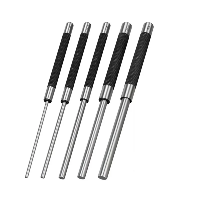 

Набор инструментов для пробойников от 1/8 дюйма до 3/8 дюйма) — набор пробойников из 5 предметов, 8-дюймовая углеродистая сталь с хранилищем для ремонта часов и ювелирных изделий