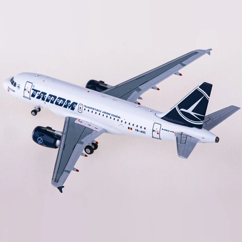 1:400 Scale NG48005 Tarom Romanian Airlines 318 A318 YR-ASC Alloy Aircraft Model Adult Fans Collectible Souvenir