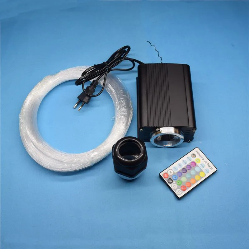 Brightness And Big Coupling Diameter 32mm LED Light Engine 30W RGB LED Fiber Optic Light Kit For Home Star Starry Sky