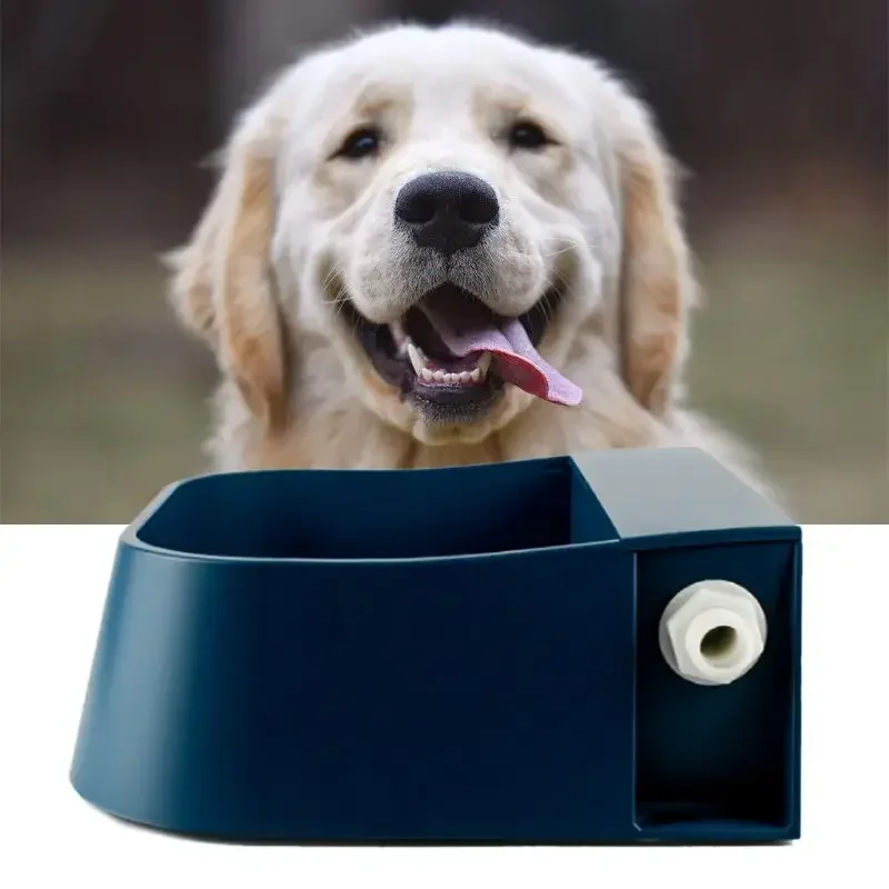 

Pet Dog Automatic Waterer Bowl Drinking Bowl Float Valve Auto-Fill Water Bowl Outdoor for Cats Bird Goat Chicken Drinker