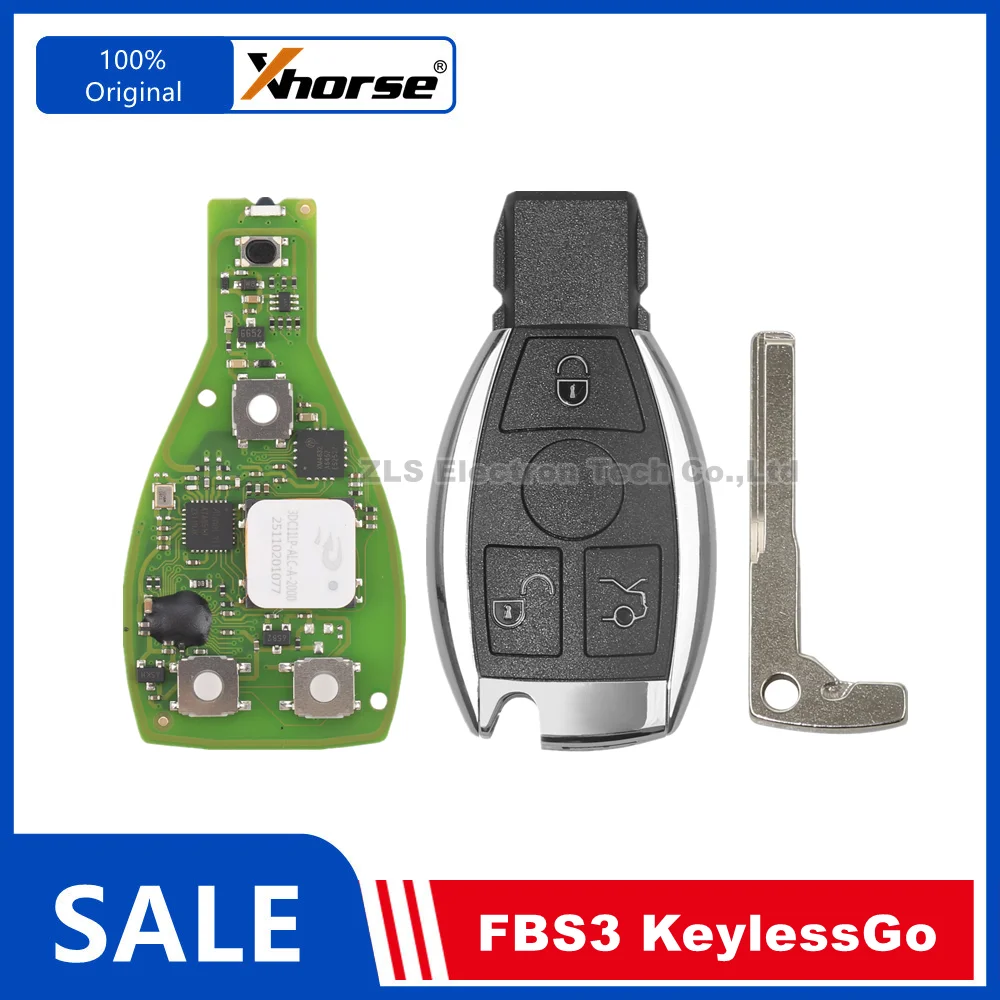 XHORSE MB FBS3 BGA KeylessGo Key 315/433MHZ for W204 W207 W212 W164 W166 W221