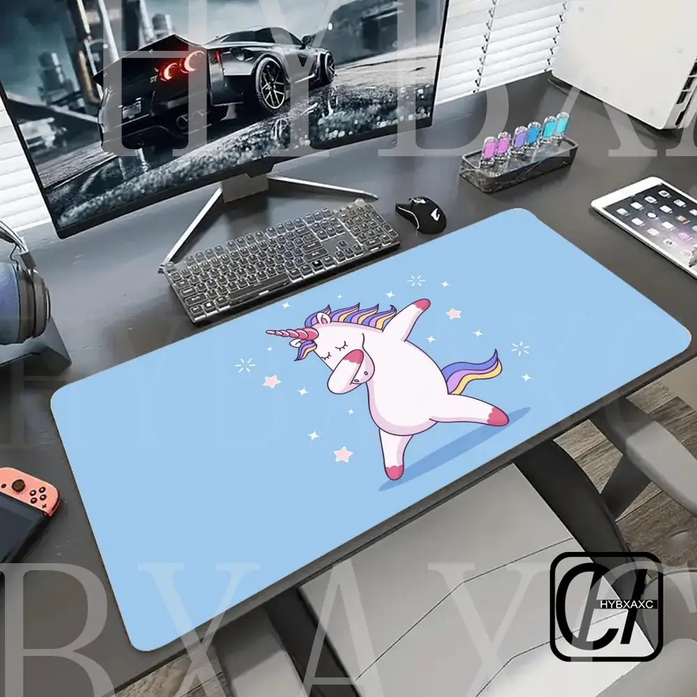 

Anime Mousepad Cute Mouse Pad Cute Cartoon Unicorn Large Keyboard Gaming Room Accessories Yugioh Playmat Desk Mat HYBXAXC Carpet