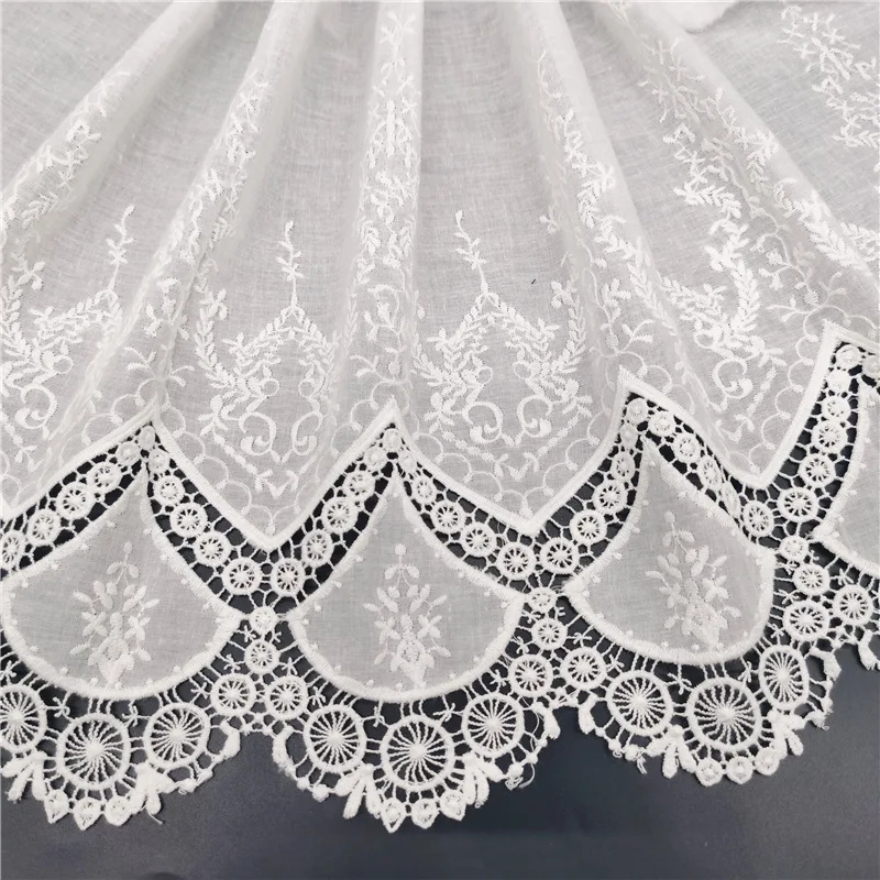 

Ширина 130 см, 1 ярд/лот, хлопковое водорастворимое кружево с вышивкой, новая трехмерная ткань, водорастворимая кружевная ткань SC778