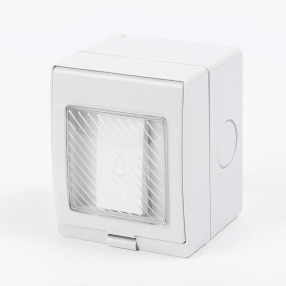 

Уличный водонепроницаемый выключатель для дверного звонка и настенная розетка с классом защиты IP55 для жилых или коммерческих помещений, совместимые с напряжением 250В