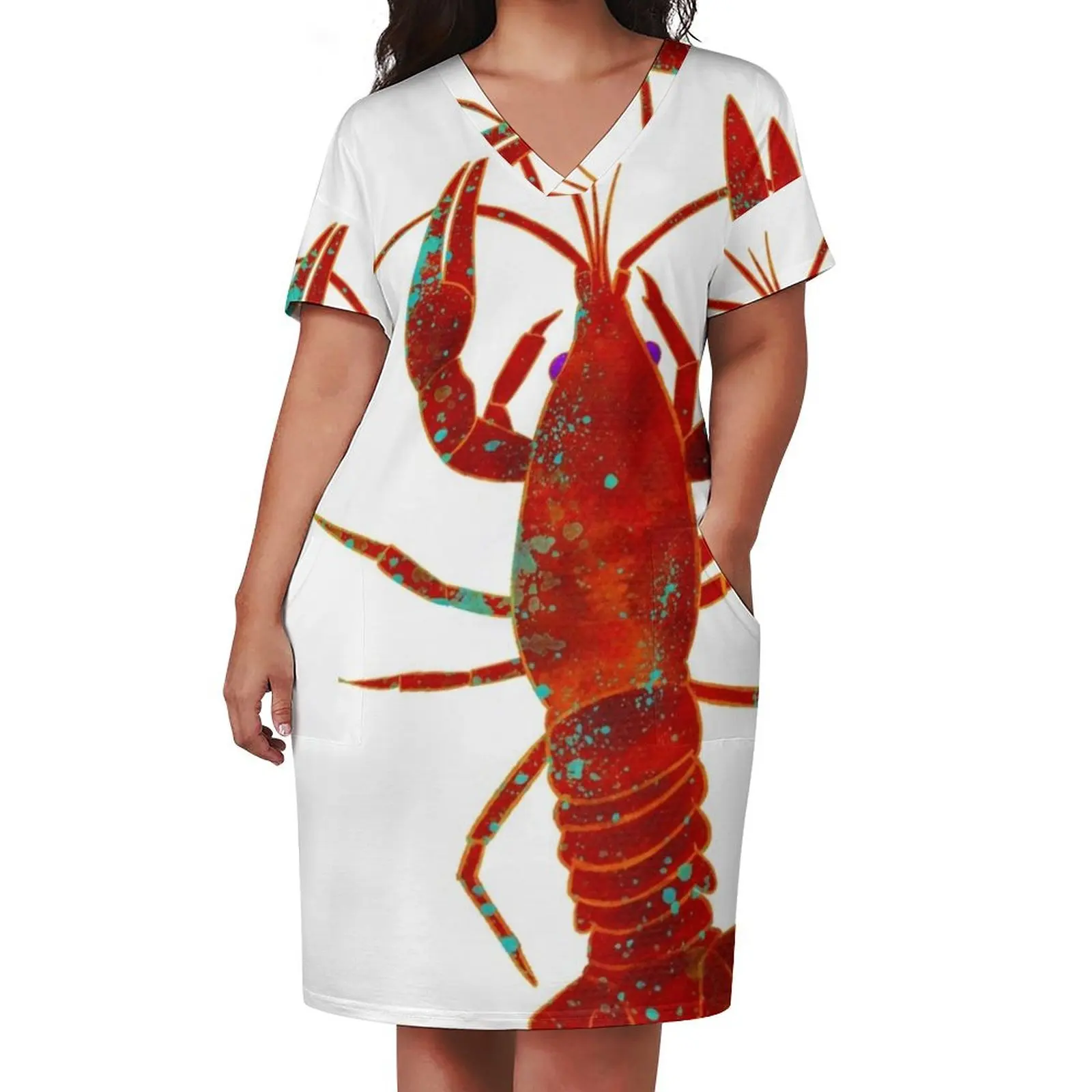 Big Ole Crawdaddy Loose Pocket Dress summer clothes elegant dresses for women