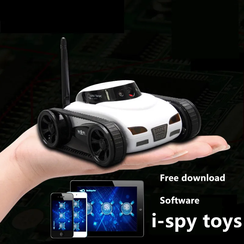 EBOYU 272 Wifi Mini i-spy RC Tank Car RC Camera Cars HappyCow 777-272 with 30W Pixels Camera for iPhone iPad iPod Controller