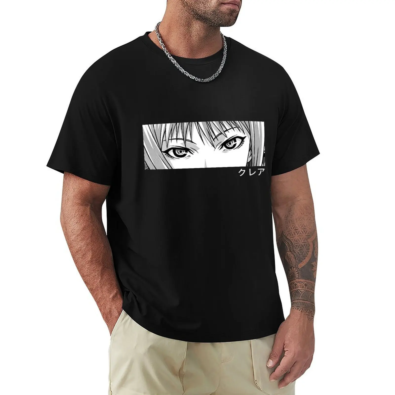 

Graphic Japanese Manga Claymore - CLARE T-Shirt Quick Dry Training Short Sleeve Tee