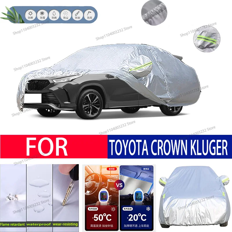 For TOYOTA CPOWN KLUGER Car clothing sun protection snow prevention antifreeze car protective cover  auto cover