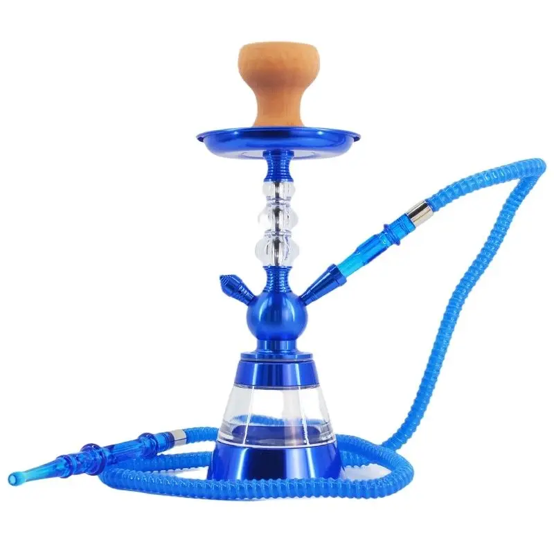 Bright Color Shisha Hookah Single Tube Pipe Shisha Hookah Acrylic Made High Quality Hookah For Bar