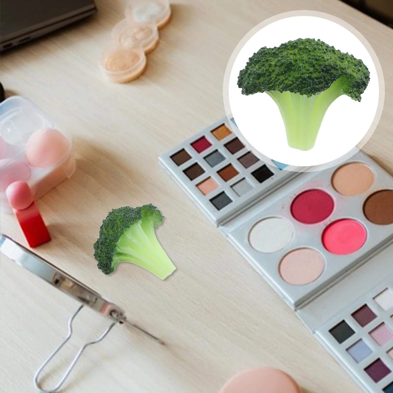 

Freckle Stamp Broccoli Design Realistic Faux Vegetable Makeup Tool For Natural Freckles Applicator Daily