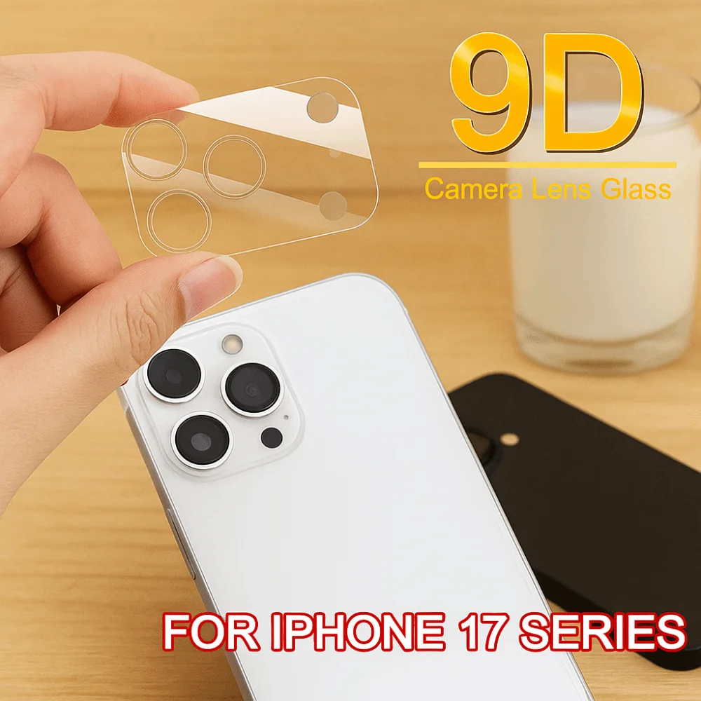 1 Pcs Tempered Glass Lens Protective Film HD Ultra Clear 3D Lens Cover Anti-scratch Lens Protector for iPhone 17/Air/17 Pro Max