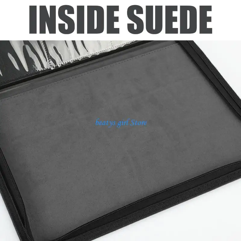 C7AB Stylish PU Leather Trading Card Album For Secure Storage And Quick Viewing