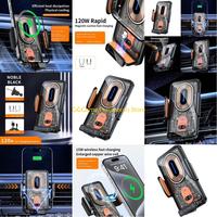 U55B Automatic 40W Car Wireless Chargings Inductions Fast Car Chargings Phone Holder