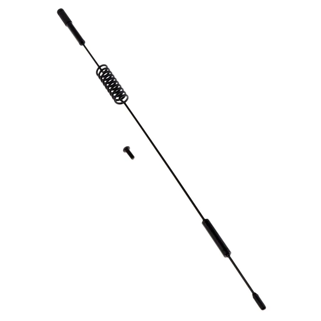 Antena com parafusos de substituição para carro rc modelo 1/10-4, cor preta, 290mm