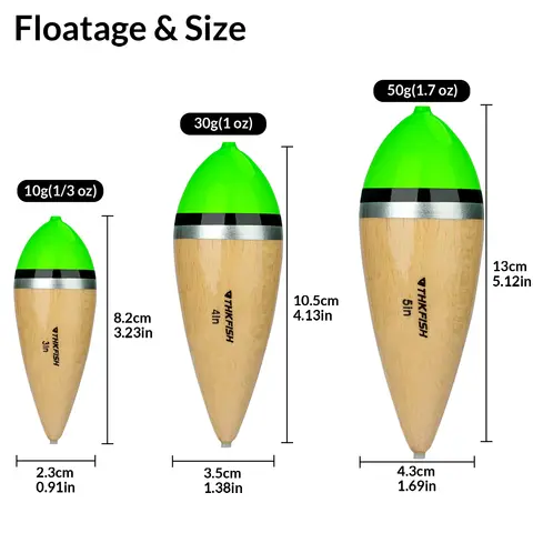 THKFISH 4 पीस 5 इंच फिशिंग फ्लोट स्लिप बॉबर क्रैपी बास के लिए 3 इंच 4 इंच ड्रिफ्ट ट्यूब वुड फिशिंग स्लाइडिंग बॉबर्स बॉय कार्प फिशिंग 10 best sales स्लिप बॉबर - №3