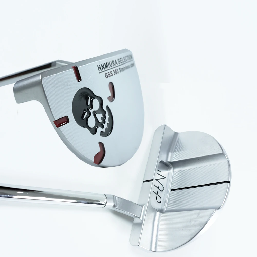 Golf Clubs Silvery GSS 303 Semicircle Golf Putter Right Handed Stainless Steel Putter Head Steel Shaft Length 33/34/35