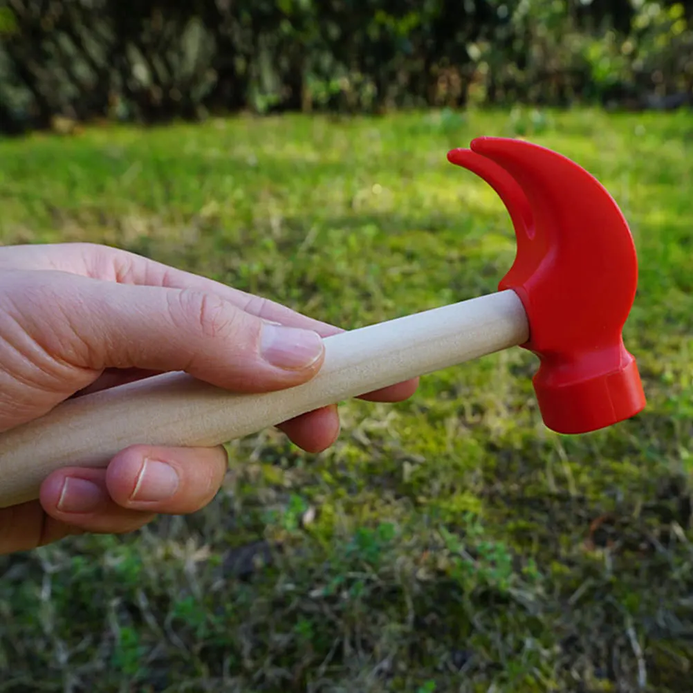

4pcs Kids Wooden Hammer Toy Children Beating Gavel Small Toy HandEye Coordination Baby Grabbing ParentChild Interactive Hammer