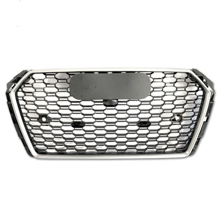 

Honeycomb Grill Mesh Front Hood Grille Bumper Grill Center Grille for RS4 Grill for A4 B9 2017-2019 Fast Shipping